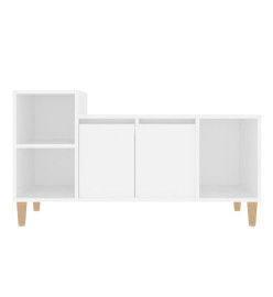 Meuble TV Blanc 100x35x55 cm Bois d'ingénierie