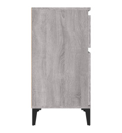 Table de chevet sonoma gris 40x35x70 cm