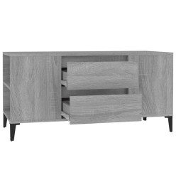 Meuble TV Sonoma gris 102x44,5x50 cm Bois d'ingénierie