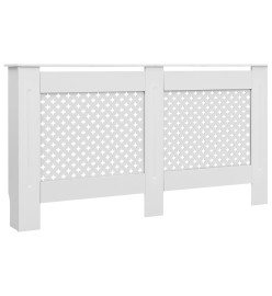 Cache-radiateurs 2 pcs Blanc 152x19x81,5 cm MDF