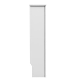 Cache-radiateurs 2 pcs Blanc 152x19x81,5 cm MDF