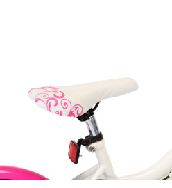 Vélo pour enfants 20 pouces Rose et blanc