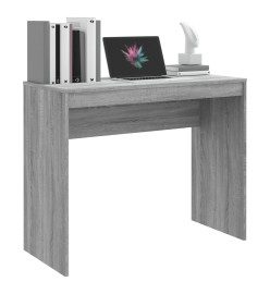 Bureau Sonoma gris 90x40x72 cm Bois d'ingénierie