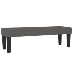 Banc Gris 100x30x30 cm Similicuir