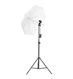 Kit de studio photo 9 pcs avec éclairage et boîtes à lumière