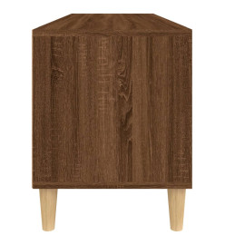 Meuble TV chêne marron 100x34,5x44,5 cm bois d'ingénierie