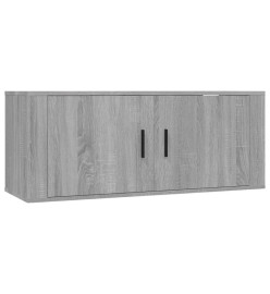 Meubles TV muraux 2 pcs sonoma gris 100x34,5x40 cm