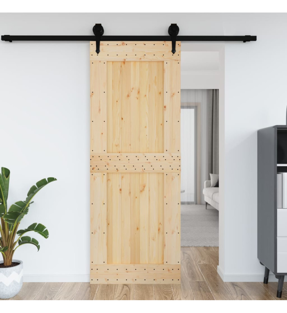 Porte NARVIK 85x210 cm bois massif de pin