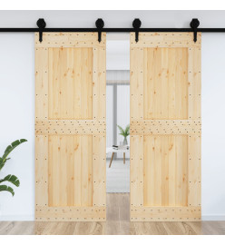 Porte NARVIK 85x210 cm bois massif de pin