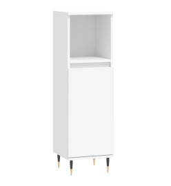 Ensemble de meubles salle de bain 3 pcs blanc bois d'ingénierie