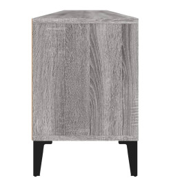 Meuble TV sonoma gris 150x30x44,5 cm bois d'ingénierie