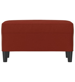 Banc Rouge bordeaux 70x35x41 cm Similicuir