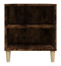 Meuble TV Chêne fumé 102x44,5x50 cm Bois d'ingénierie