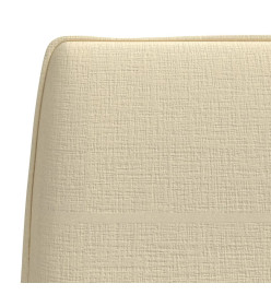 Banc Crème 100x75x76 cm Tissu