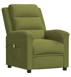 Fauteuil de massage Vert clair velours