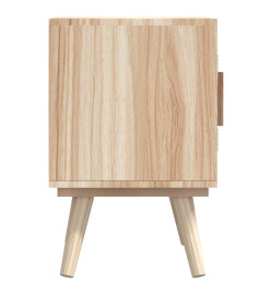 Meuble TV avec portes 105x30x45 cm bois d'ingénierie