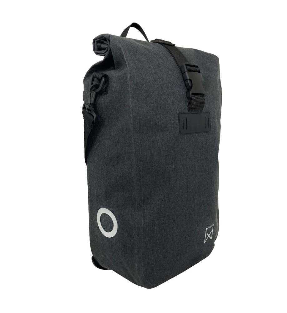 Willex Sacoche de vélo imperméable 17 L gris