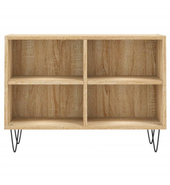 Meuble TV chêne sonoma 69,5 x 30 x 50 cm bois d'ingénierie