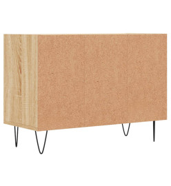 Meuble TV chêne sonoma 69,5 x 30 x 50 cm bois d'ingénierie