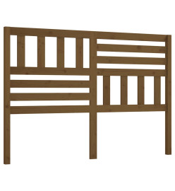 Tête de lit Marron miel 166x4x100 cm Bois massif de pin