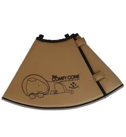 All Four Paws Collier animaux de compagnie Comfy Cone XS 11 cm Brun