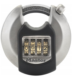 Master Lock Cadenas Disque Excell Acier inox 70 mm M40EURDNUM