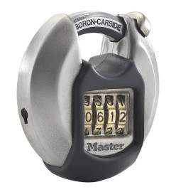 Master Lock Cadenas Disque Excell Acier inox 70 mm M40EURDNUM