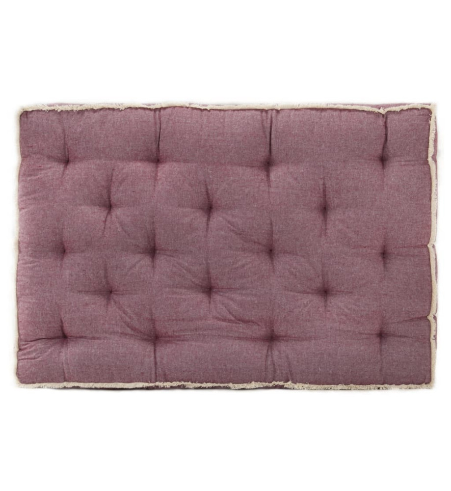 Coussin de canapé palette Rouge bordeaux 120x80x10 cm