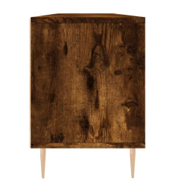 Meuble TV chêne fumé 150x30x44,5 cm bois d'ingénierie