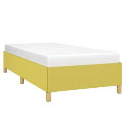 Cadre de lit Vert 80x200 cm Tissu