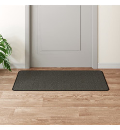 Tapis de couloir aspect sisal anthracite 50x100 cm