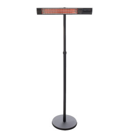 Sunred Chauffage sur pied Royal Diamond Dark 2500 W Noir