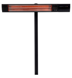 Sunred Chauffage sur pied Royal Diamond Dark 2500 W Noir