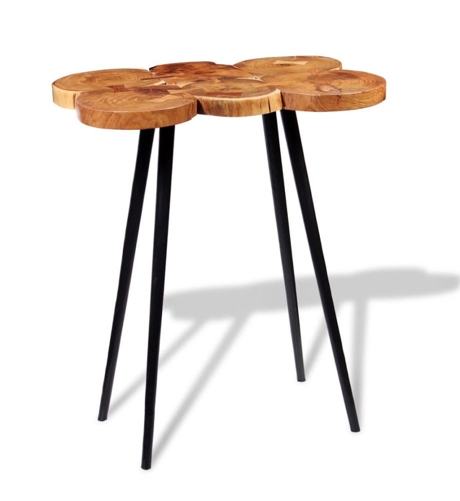 Table de bar Bois d'acacia massif 90 x 60 x 110 cm