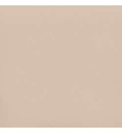 Sommier à ressorts de lit Cappuccino 90x200 cm Similicuir