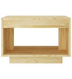 Table basse 50x50x33,5 cm bois de pin massif