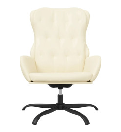 Fauteuil inclinable Crème Similicuir