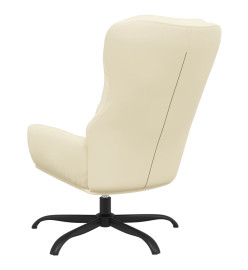 Fauteuil inclinable Crème Similicuir