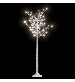 Sapin de Noël 140 LED blanc froid Saule 1,5 m Int/Ext