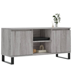 Meuble TV sonoma gris 104x35x50 cm bois d'ingénierie