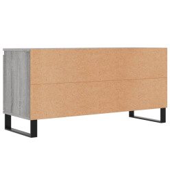 Meuble TV sonoma gris 104x35x50 cm bois d'ingénierie