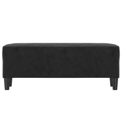 Banc Noir 100x35x41 cm Velours