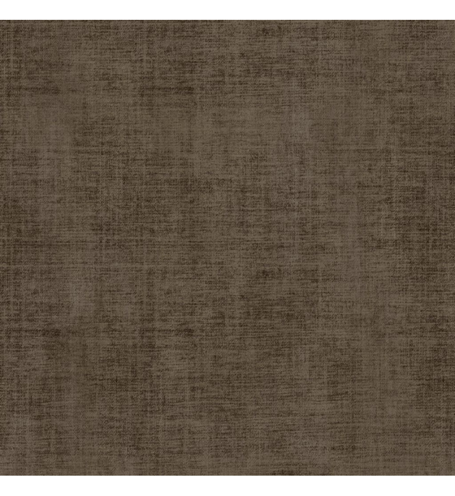 Zero Papier peint Faux Uni Linen Marron