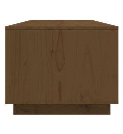 Table basse Marron miel 110x50x40 cm Bois massif de pin