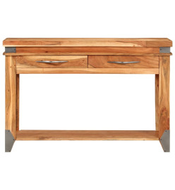 Table console 110x34x74 cm Bois d'acacia massif