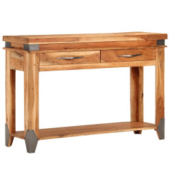 Table console 110x34x74 cm Bois d'acacia massif