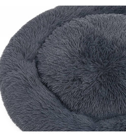 Coussin lavable pour chiens/chats Gris foncé 90x90x16cm Peluche