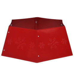 Jupe de sapin de Noël Rouge Ø68x25 cm