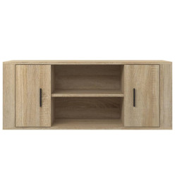 Meuble TV Chêne sonoma 100x35x40 cm Bois d'ingénierie