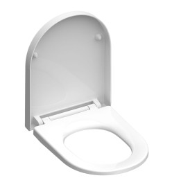 SCHÜTTE Siège de toilette Duroplast WHITE forme en D